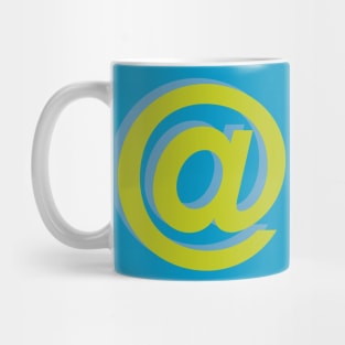 Colorful At Sign Mug